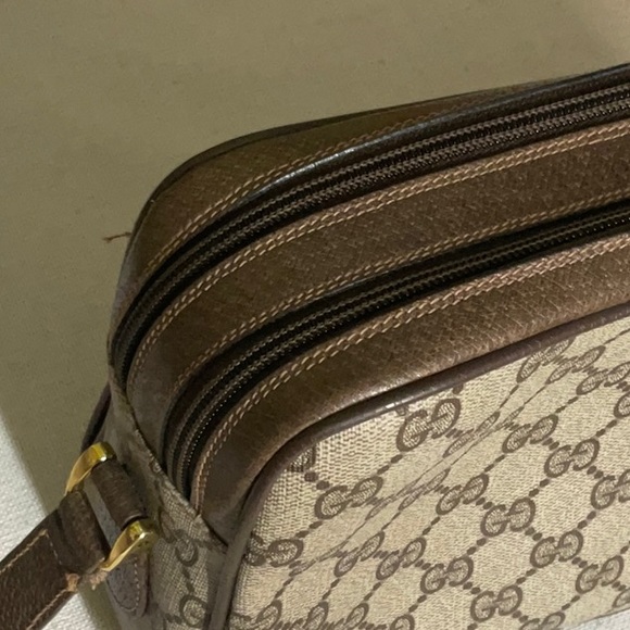 Gucci vintage GG Supreme Web Sherry Line Shoulder Bag - Picture 3 of 16